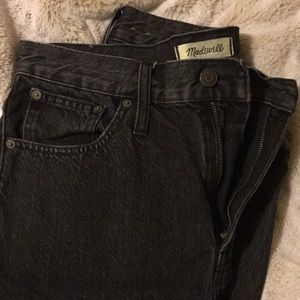 Madewell Vintage Distressed High wasted Jeans